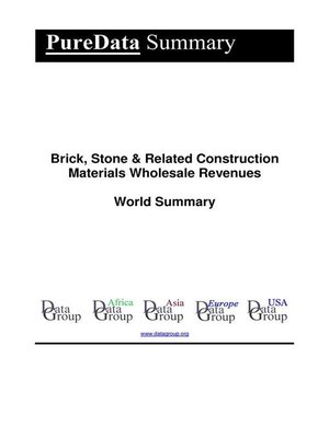 cover image of Brick, Stone & Related Construction Materials Wholesale Revenues World Summary